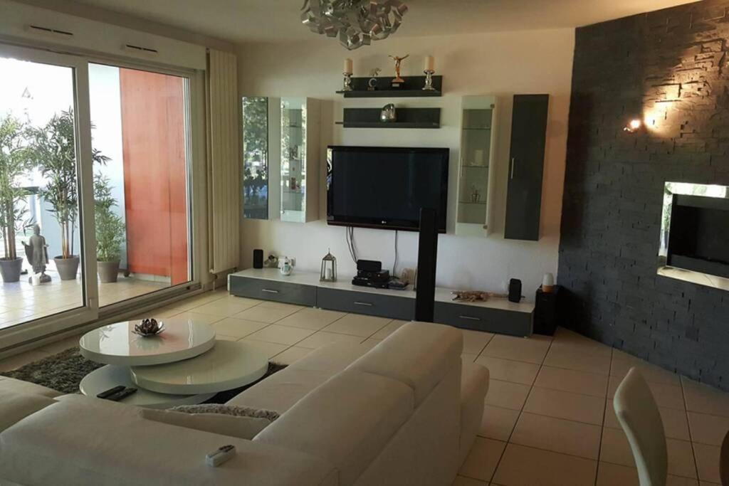 Superbe Duplex au Nouveau Bassin avec vue superbe Mulhouse Extérieur photo